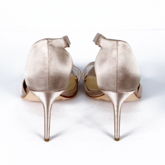 Vince Camuto Satin Heels Size 8 – Elegant Event / Bridal / Evening Sandal - Picture 3 of 8